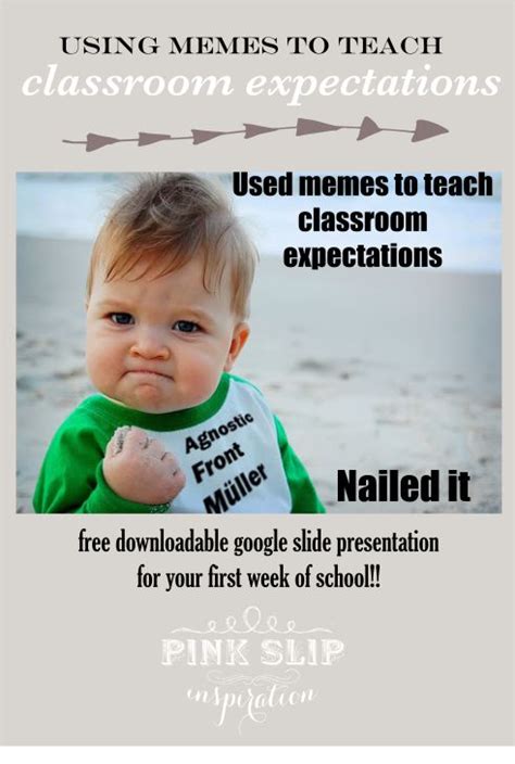Are You Missing The Mark On The First Day Of School Classroom Expectation Memes Classroom