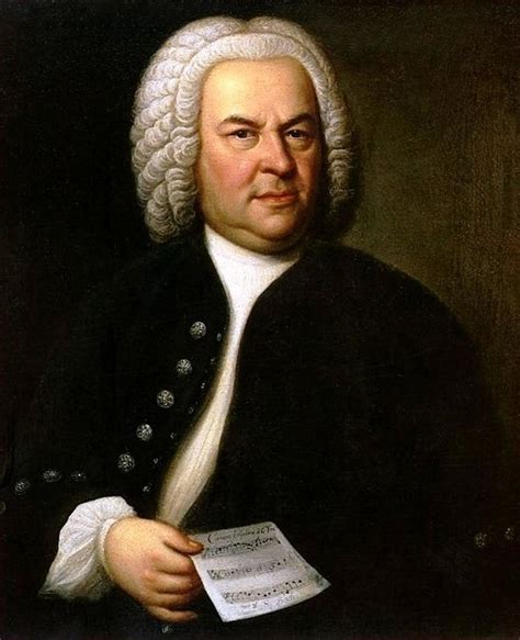 Elias Gottlob Haussmann Portrait Of Johann Sebastian Bach Painting By