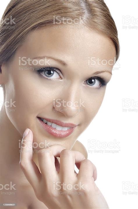 Closeup Of Beautiful Woman Face Stock Photo Download Image Now