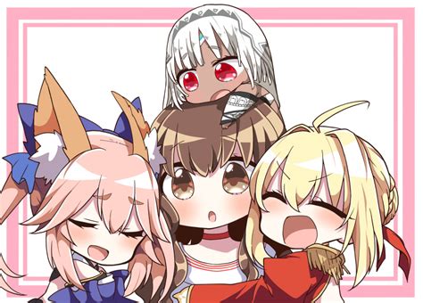 Safebooru 4girls D O Absurdres Altera Fate Animal Ears Bare