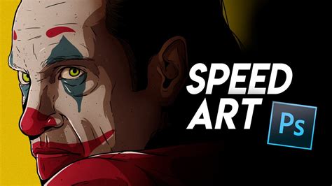 Joker Speed Art Photoshop Youtube