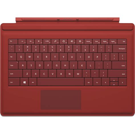 Microsoft Surface Pro 3 Type Cover Red Rd2 00077 Bandh Photo