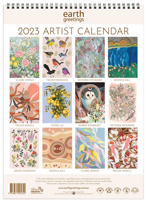 Top 10 Artists 2024 Calendar Emilee Karalynn