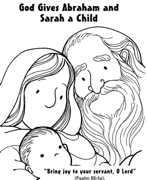 Hagar did have a son, whom she named ishmael. Abraham And Lot Coloring Page at GetColorings.com | Free ...