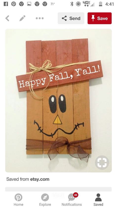 Pin By Deanna Hunter On Pallett Projects Fall Crafts Diy Fall