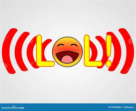 Laugh Out Loud Stock Vector Image Of Graphic Icons 22095882