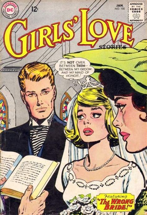 Girls Love Stories January Featuring The Wrong Bride Pop Art Comic Comic Book