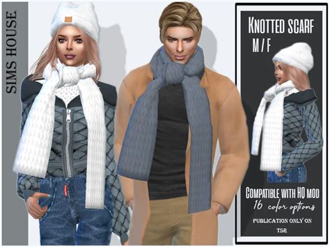 The Sims Resource Knotted Scarf