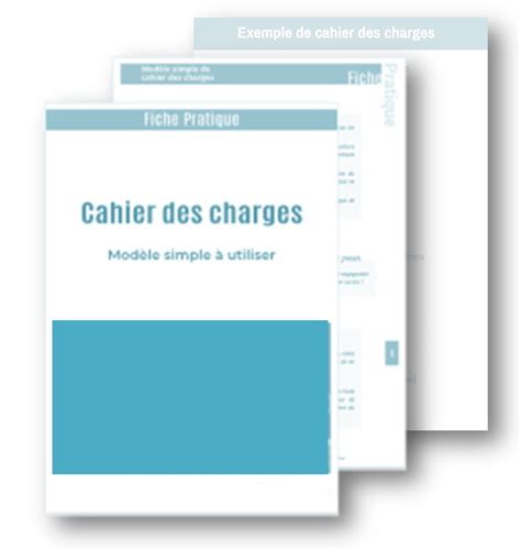 Modèle De Cahier Des Charges Sur Word Modèles Word