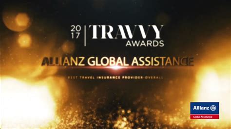 We do not provide advice based on any. Allianz Global Assistance Wins 2017 Travvy Award for Best Travel Insurance Provider - YouTube