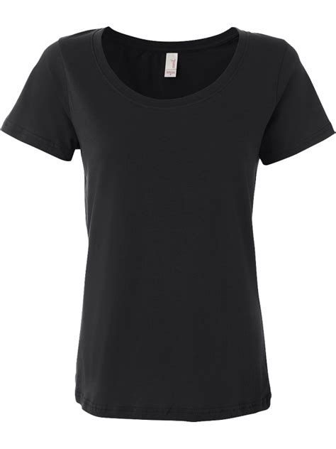Anvil 391 Womens Featherweight Scoopneck T Shirt Udesign Demo T