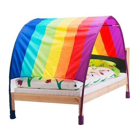 Transforming your girl's bedroom into a kingdom fit for a royal is easy with delta children's toddler bed canopy! IKEA Murmel Rainbow Children's Bed Canopy / Tent BNIP ...