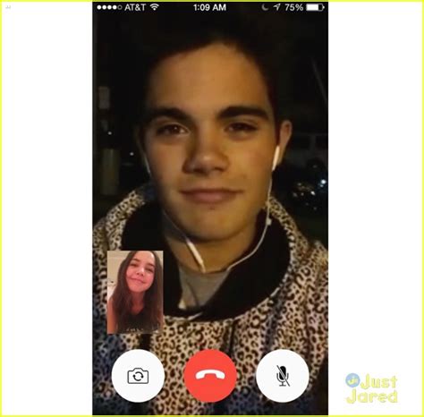 full sized photo of bailee madison emery kelly late night facetime 05 bailee madison and emery