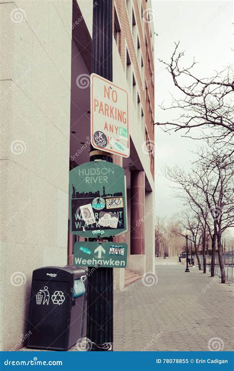 Hoboken Waterfront Signs Stock Photos Free And Royalty Free Stock