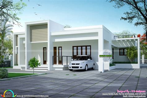 Simple But Beautiful One Floor Home Kerala Home Design And Floor Plans