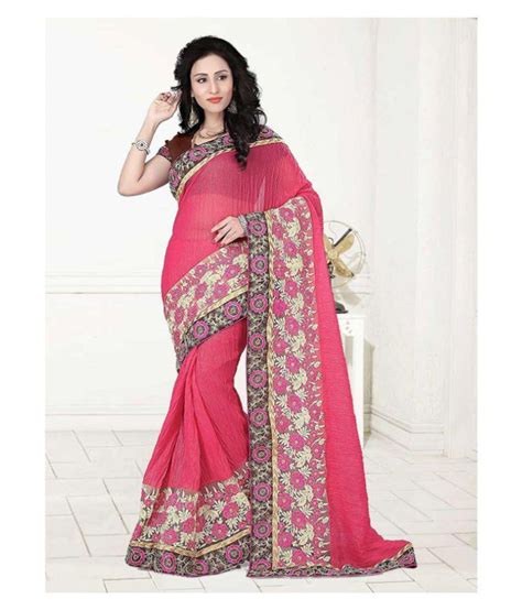 sareeshop designer sarees pink and grey georgette saree buy sareeshop designer sarees pink and