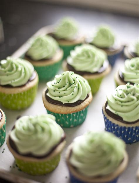 Thin Mint Cupcakes For St Patricks Day Zoëbakes Eat Dessert First