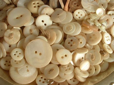 Vintage Mother Of Pearl Buttons Lot Of 50 Antique Sewing Etsy