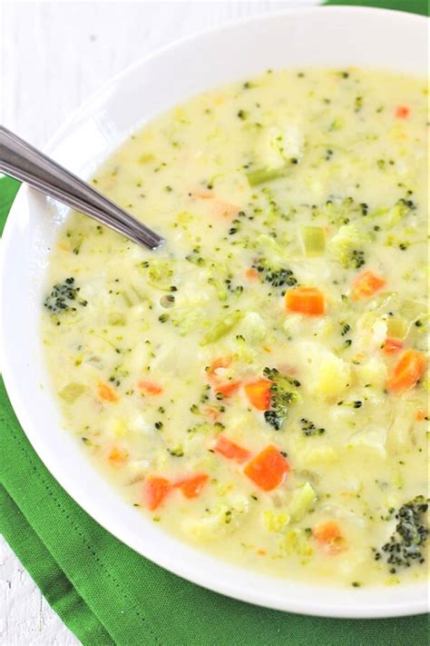 Soupe Au Brocoli Chou Fleur Et Fromage Maintenant Cuisinez ça