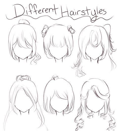 New Hair Drawing Simple Anime Art Ideas How To Draw Hair Drawing