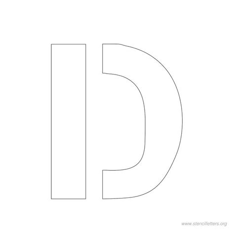 2 Inch Stencil Letter D Happy Birthday Pinterest Stencil