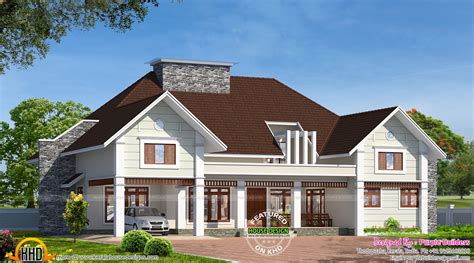 Bungalow House In Kerala Kerala Home Design And Floor Plans 9k