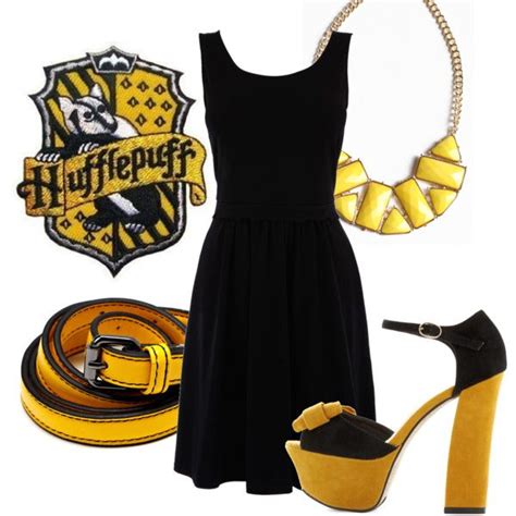 Hufflepuff Fashion Clothes Design Harry Potter Style