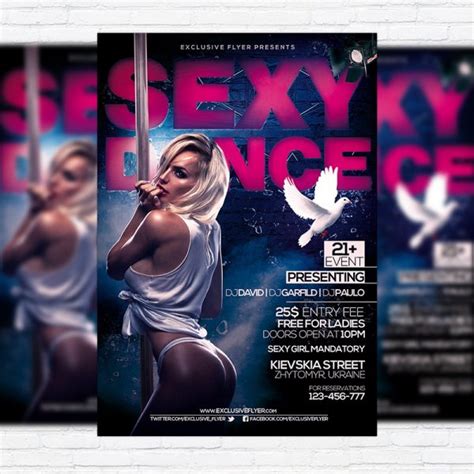 Sexy Dance Premium Psd Flyer Template Exclsiveflyer Free And Premium Psd Templates