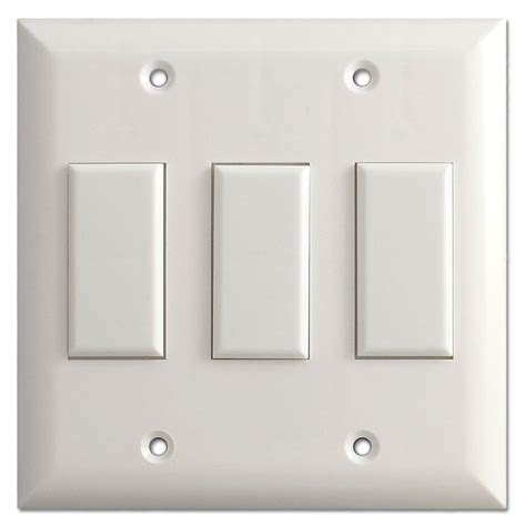 Genesis Low Voltage Touch Plate Switches 3 Button White Kyle Switch