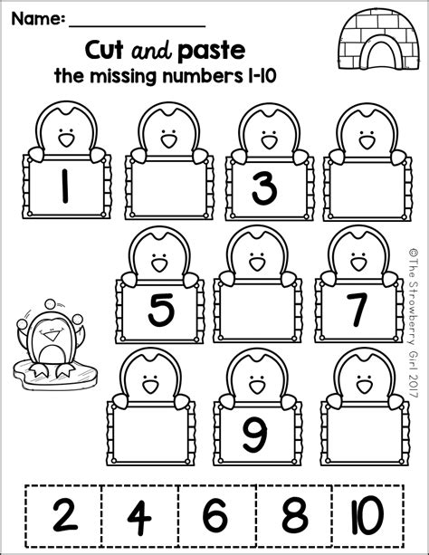 Pre Kindergarten Printable Math Worksheets