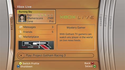 Xbox 360 Dashboard Features Xbox 360 Feature