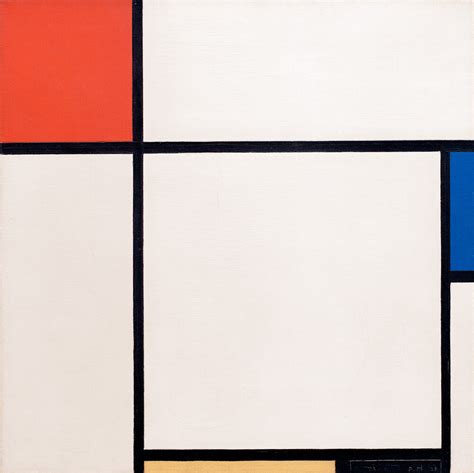 Composition With Red Blue Yellow And Black 1929 Art Print By Piet