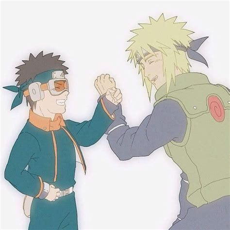 Obito And Minato Naruto E Boruto Anime Naruto