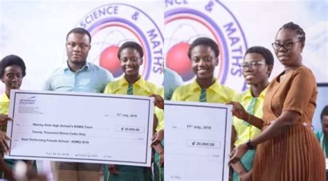 Wesley Girls Shs Awarded Ghc 20k As Best Performing Female School At