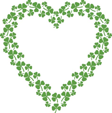 Clover Heart Shamrock Icon St Patricks Day Design 8513596 Png
