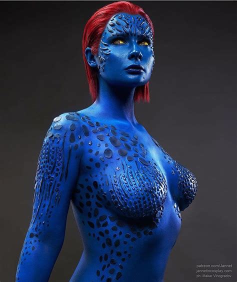 Instagram Cosplay Woman Mystique Marvel Cosplay