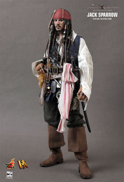 hot toys pirates of the caribbean on stranger tides captain jack sparrow 1 6th scale