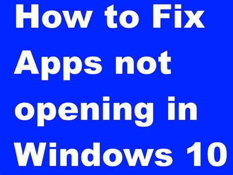 How To Fix Exe Files Not Opening Running In Windows 10