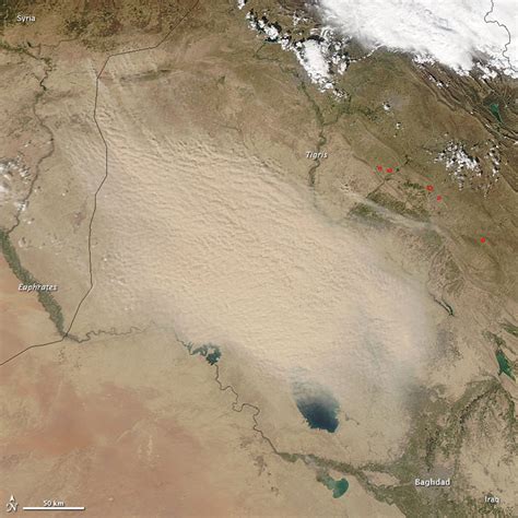Dust Storm In Iraq Natural Hazards