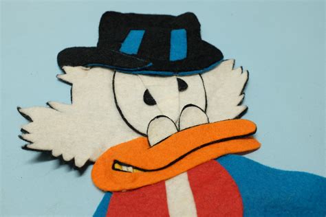 70s Walt Disney Thin Felt Uncle Scrooge Handmade In It Flickr