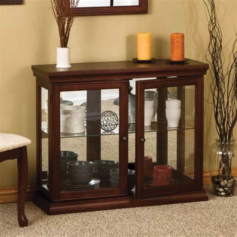 Curio Cabinet And Reviews Birch Lane In 2020 Curio Cabinet Small