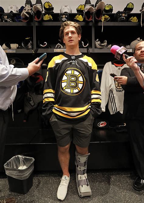 Bruins Notebook Ankle Injury Sidelines Torey Krug 3 4 Weeks Boston