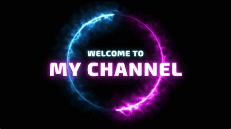 Welcome To My Channel Text Animation This Video Available For Video