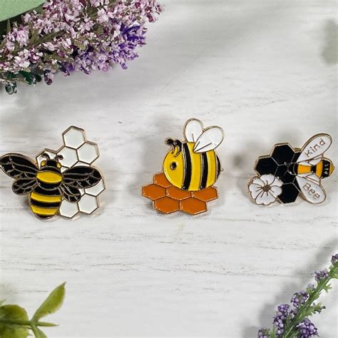 Bee Lapel Pin Etsy