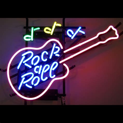 Rock And Roll Led Neon Sign Bridgwater Rugby Bridgwater Rugby