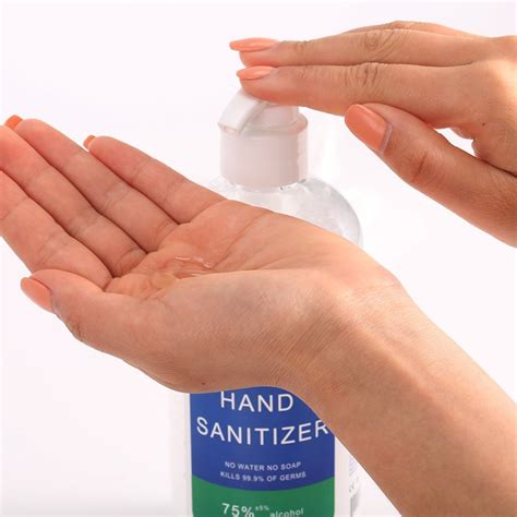 16oz 75 alcohol gel hand sanitizer with a pump 500ml