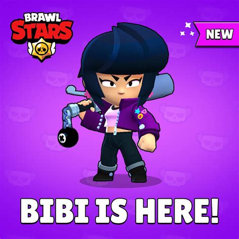 Bibi swings her baseball bat. Brawl Stars on Twitter: "Bibi has finally arrived!!…