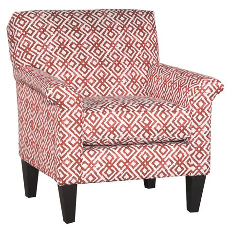 Often upholstered, arm chairs are a great way to contrast a room's primary color pattern, and because it's an accent chair with arms. Casual Contemporary Red Diamond Pattern Accent Chair ...