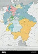 Map of The German Confederation 1815-1866 (Deutscher Bund). The ...