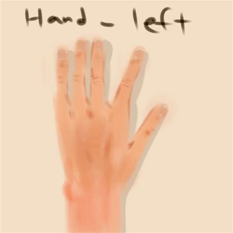 My Left Hand By Beauonther On Deviantart